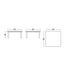 Kofi Coffee Table Oak Base / 80x80cm